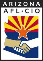 Arizona AFL-CIO White BG